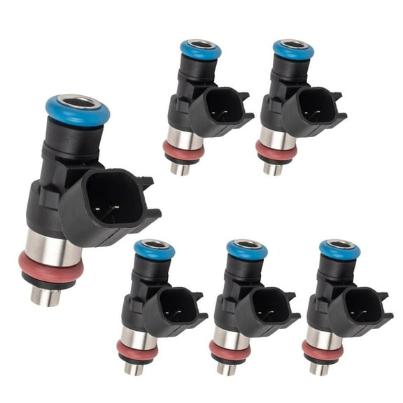 Set of 6 ISA Fuel injector for 2007-2010 Ford Edge 2008-2015 Mazda CX-9 2007-2010 Lincoln MKX 2008-2009 Mercury Sable V6 3.5L 3.7L Replacement For FJ1000, 0280158091, 8421235, 62399, CM5161, 74TZB