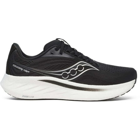 Saucony Ride 18 - Men's, Black/White, 9
