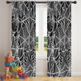 thumbnail image 5 of Blackout Kids Curtains,Halloween White Spider Web Pattern Childrens Insulated Curtains Set Of 2,Bedroom Essentials,Toddler Room Decor 42x84in(106x213cm), 5 of 5