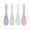 multicolor, variant on 4PCS Plastic Wheat Straw Spoon, 6" Portable Colourful Durable Meal Dinner Soup Spoon, Reusable Soup Spoon Safe for Dishwasher and Microwave