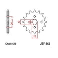 thumbnail image 2 of JT Steel Front Sprocket 11T for Street SUZUKI RB50 1987, 2 of 4