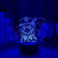 thumbnail image 1 of Genshin Impact Hutao Lamp Cool 3d Illusion Night Lamp Home Room Decor Acrílico Led Light Lámparas de regalo de Navidad (16 colores con control remoto) Feliz Sencillez, 1 of 5