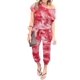thumbnail image 1 of Mono PRETTYGARDEN con Hombros Descubiertos y Estampado Tie Dye Rojo M, 1 of 5