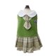 thumbnail image 1 of Elegante vestido a cuadros para cachorros, adecuado para hembras como chihuahuas y terriers; adorable vestido para gatos con corbata, 1 of 7