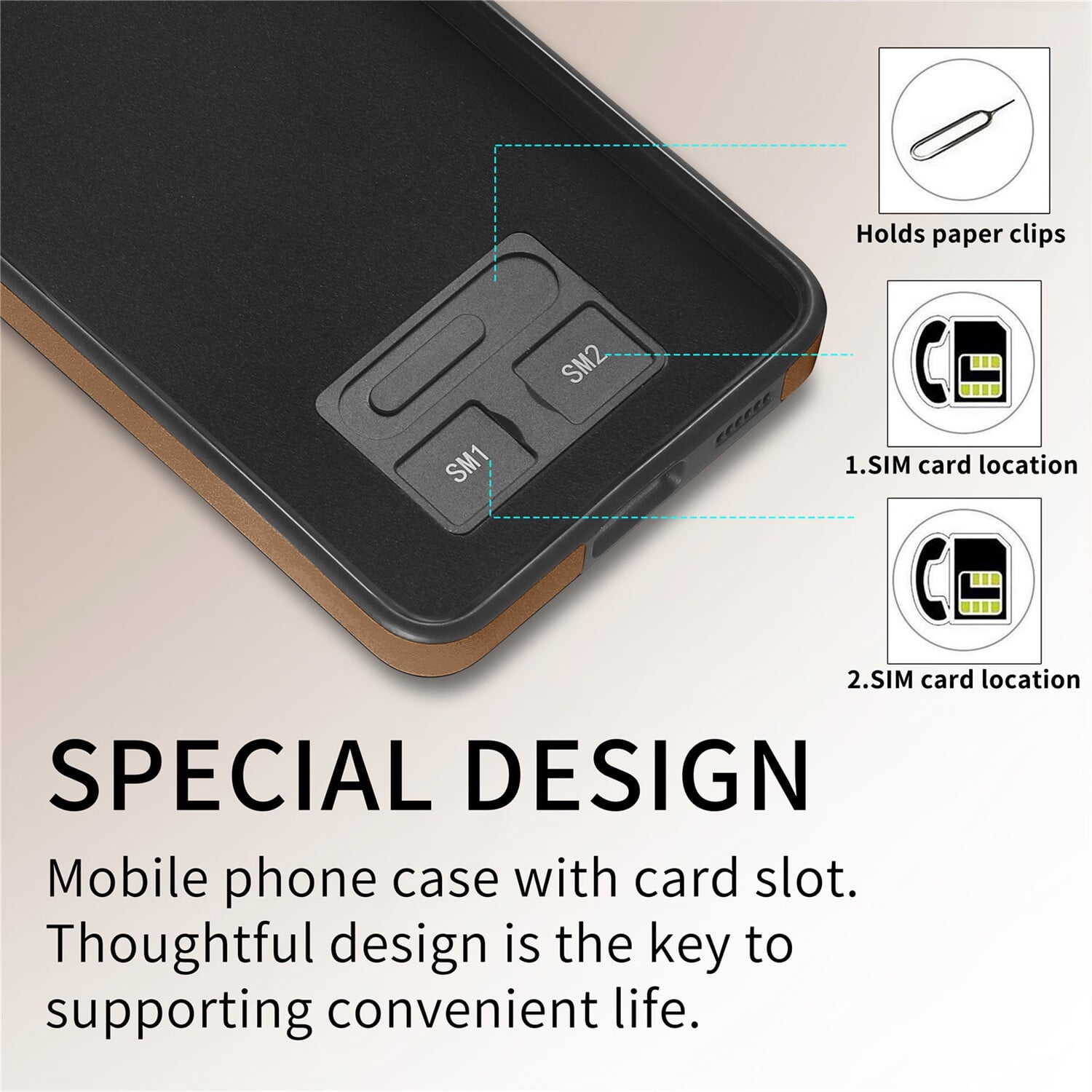 Chargeur sans fil Magsafe Magnet Leather Case, Magnet Card Slot, Carbon  Fiber Cover, Galaxy A23, A33
