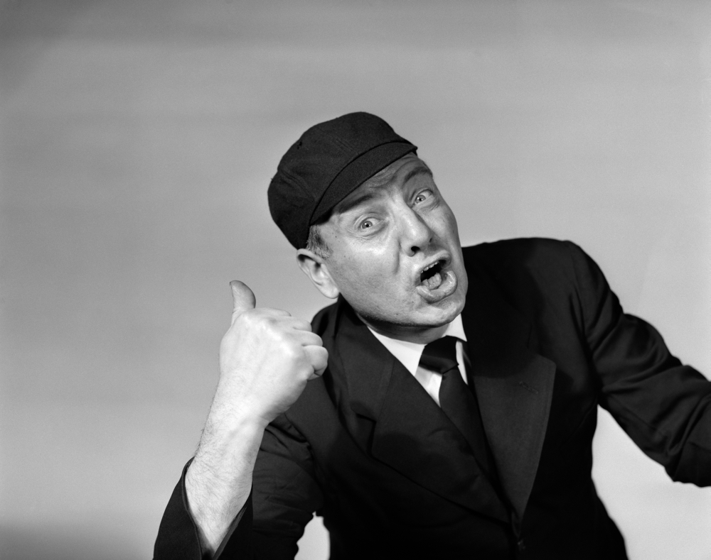 1950s Baseball Umpire Looking At Camera Crying YouRe Out Making Out