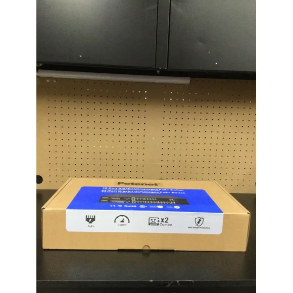 NEW PETENET 16-PORT GBE UNMANAGED POE +SWITCH SP018-16P-250.NEW PETENET 16-PORT