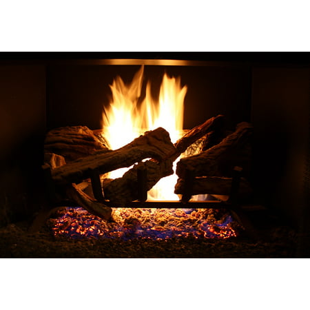 LAMINATED POSTER Fire Fireplace Cozy Poster Print 24 x (Best Place To Print Posters)