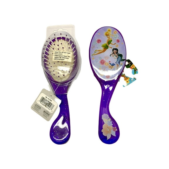 Disney Fairies Tinker Bell and Friends Hair Brush Purple