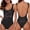 D104/Black, variant on Afdoent One Piece Swimsuit Women Fashion Letter Print Swimsuit Bikini Swimwear Bathing Sleeveless Backless Swimsuit 2026 Summer Swimwear