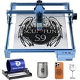 thumbnail image 1 of Grabador láser S9 con rodillo giratorio láser, máquina de grabado láser CNC de alta precisión de 90 W, accesorio giratorio láser de 360° para grabar latas de objetos cilíndricos SCULPFUN  S9, 1 of 13