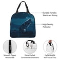 thumbnail image 4 of Salouo Lonely Night Wolf for Unisex Lunch Bag Leakproof Lunch Tote Large Capacity Reusable Insulated Lunch Box Cooler Lunch Container for Work/Office/Picnic/Travel-Black, 4 of 8
