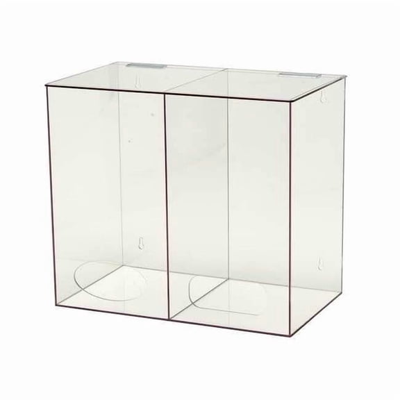 Condor All Purpose Dispenser, PETG, clear, 20 x 18 x 12" 3UZG5