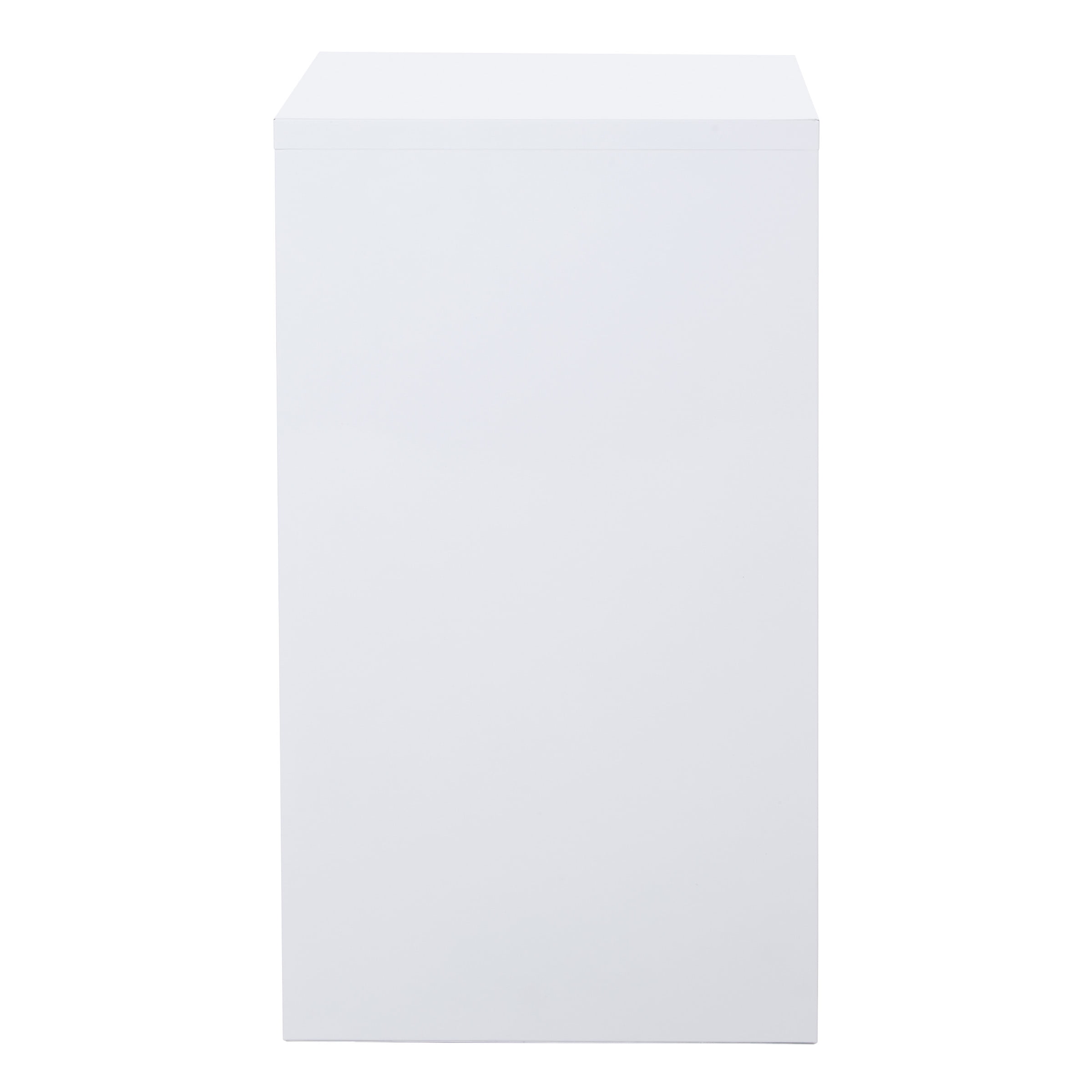2 Drawer Locking Metal File Cabinet in White
