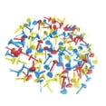 thumbnail image 1 of WASHWEPE 100Pack Scrapbooking Embellishments Mini Brads Iron for Paper Craft Tools, 1 of 6