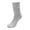 Gray, variant on VONCOS Womens Cotton Slouchy Socks 3-Pack, White Crew Socks, Ribbed Everyday Casual Socks, One Size Fits Shoe 5-10,Size Free Size