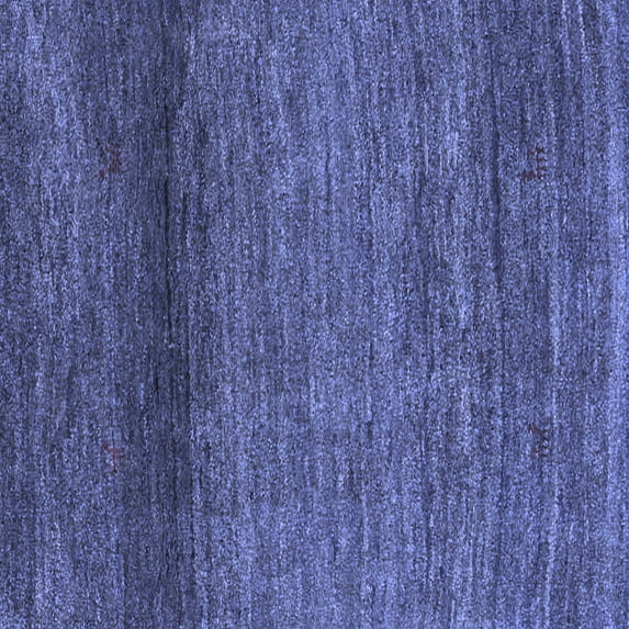 Ahgly Company Machine Washable Indoor Square Abstract Blue Contemporary Area Rugs, 7' Square