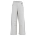 thumbnail image 4 of DHFJKG Wide Leg Pants For Women Baggy Joggers Elastic Waist Oversized Athletic Trousers With Pockets, 4 of 5