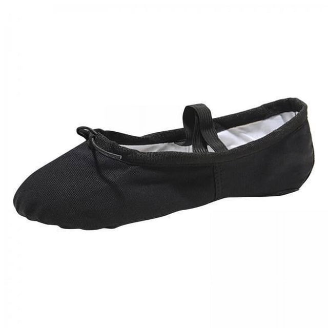 Paquete de 2-6 zapatos de baile de ballet zapatos de punta zapatos planos zapatilla de baile suela dividida negro 2 piezas