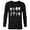Black, variant on Star Wars Characters as Nostalgic Ice Cream - Long Sleeve T-Shirt for Men - Customized-White