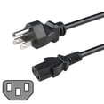 thumbnail image 1 of SatelliteSale Cable de Alimentación Universal para Computadora, Resistente y con Certificación UL, Macho NEMA 5-15P a Hembra IEC C13/C14, Cable Universal de PVC Negro, 1,8 M, 1 of 6