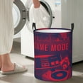 thumbnail image 5 of ZICANCN Dark Red Game Mode Laundry Basket Organizer, Dirty Clothes Hamper for Bathroom Bedroom Laundry Room, Medium Size, 5 of 7