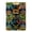 Gold, variant on Turtle Pattern Abstract Shapes Acrylic Clipboard Drawing Board with Hook Writing Pad File Storage A4 Size Gold 12.5" x 9"