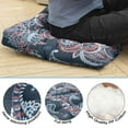 thumbnail image 3 of Boho Paisley Meditation Mat, Square Floor Pillow for Sitting Comfort, Yoga Cushion for Meditation, Mindfulness, Relaxation at Home or Outdoors 22 x 22, 3 of 7