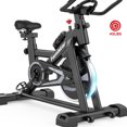 thumbnail image 2 of Vélo d'Exercice pour la Maison, Famistar 45 LBS Roue Libre Lourde Vélo de Cyclisme Intérieur, Vélo Stationnaire, Résistance Réglable & Moniteur Numérique, Bouteille d'Eau comme Cadeau, Noir, 2 of 13