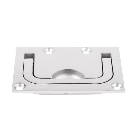 2.95 x 2.2 inch 316 Stainless Steel Pull Handles, Recessed Furniture Handle, Boat Flush Mount Lifting