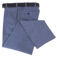 thumbnail image 3 of BRUHL Robert Lightweight Wool Mix Smart Trousers - Blue, 3 of 5