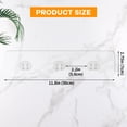 thumbnail image 4 of 2 Pack Shower Caddy Adhesive for Replacement, Strong Transparent Adhesive for Shower Caddy Sticky Pads, No Drilling for Corner Shelf Basket, Bathroom Storage Shelves, Kitchen Racks and Soap Holder, 4 of 6