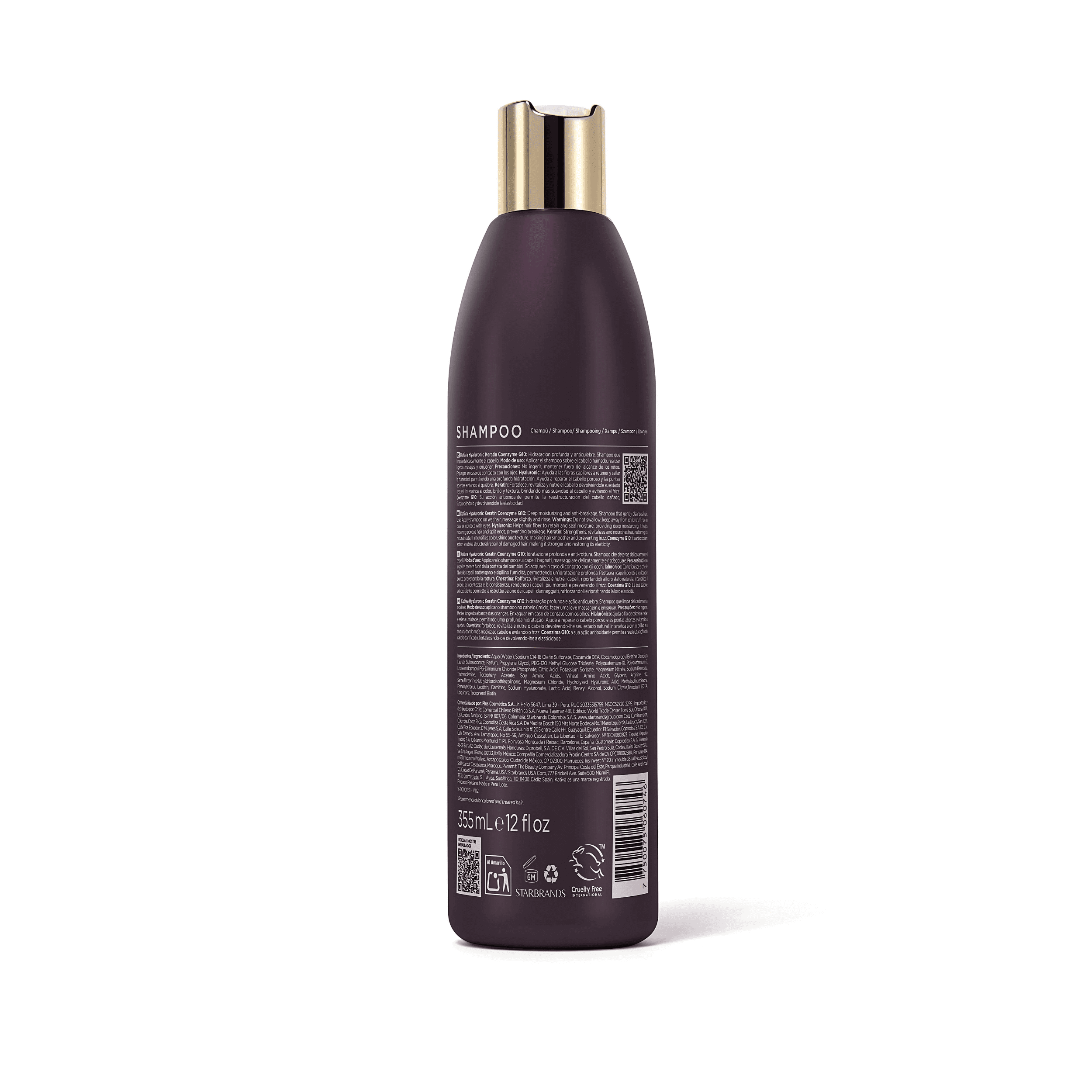 Kativa Hyaluronic Keratin Shampoo 12 oz
