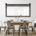 thumbnail image 2 of Hitchcock Butterfield Reclaimed Gray Seneca Rectangular Barn Door Mirror, 2 of 10