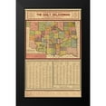 thumbnail image 2 of Geographical Pub 10x14 Black Modern Framed Museum Art Print Titled - Oklahoma Indian Territory - Geographical Pub 1905, 2 of 5