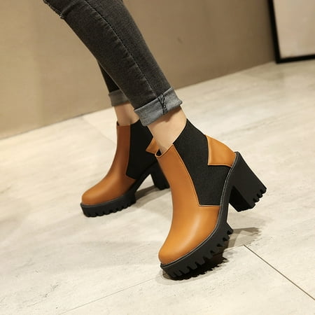 

High Heeled Thick Heeled Women s Boots Fashion Glamour Women s Boots