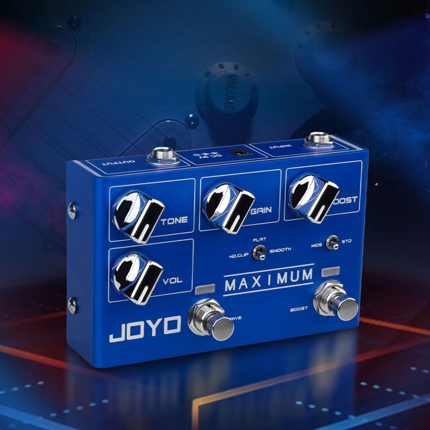 JOYO R-05 Overdrive Boost Guitar Pedal 6 Modes Pure Clean True Bypass For Guitar Bass