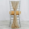 thumbnail image 3 of BalsaCircle Champagne Extra Sequin Chair Sash Party Wedding Decorations, 3 of 6