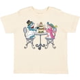 thumbnail image 3 of Inktastic Colorful French Poodles with Tea Boys or Girls Toddler T-Shirt, 3 of 5