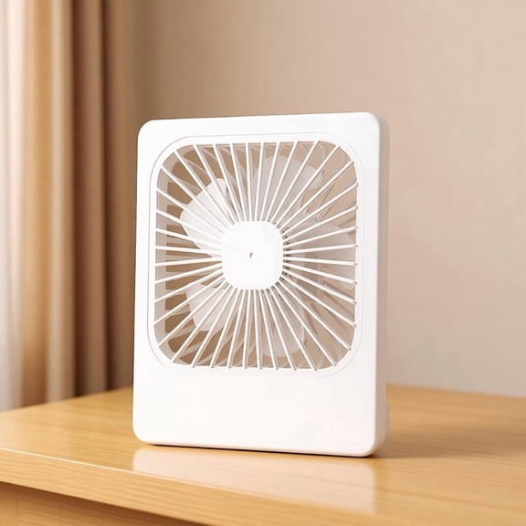 Zeiwohndc Powerful Cooling Fan Square USB Plug in Portable Handheld Desk Fan Coolers