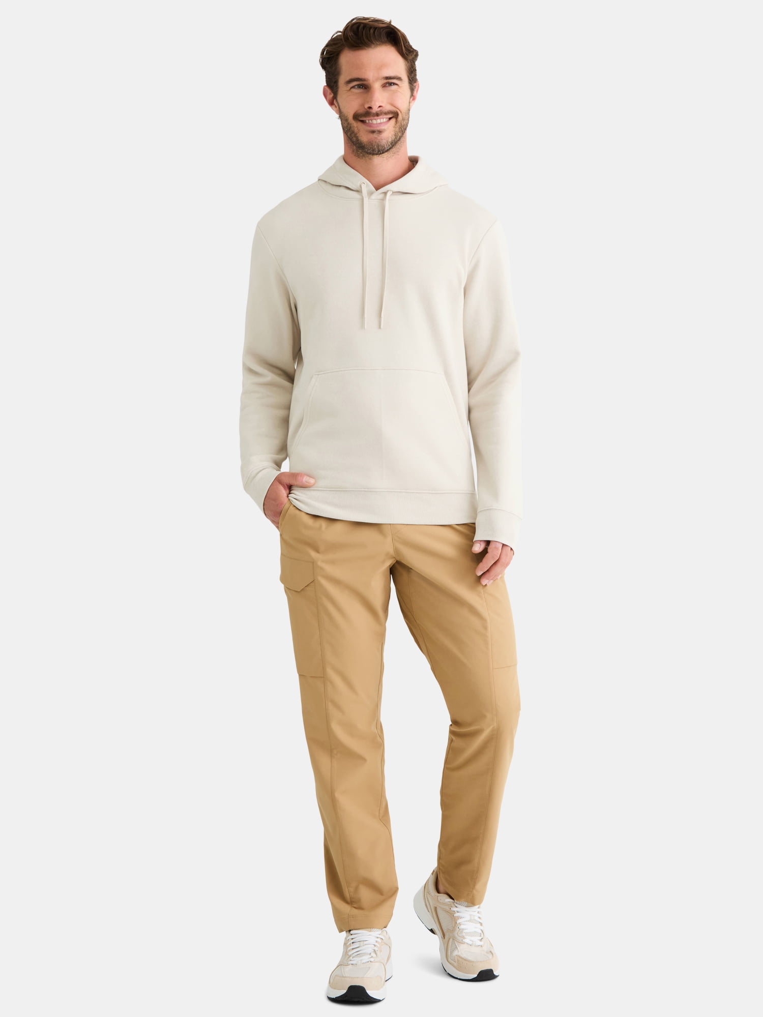 Athletic Works Men's & Big & Tall Men's Fleece Hoodie Sweatshirt, Sizes XS-4XLT
