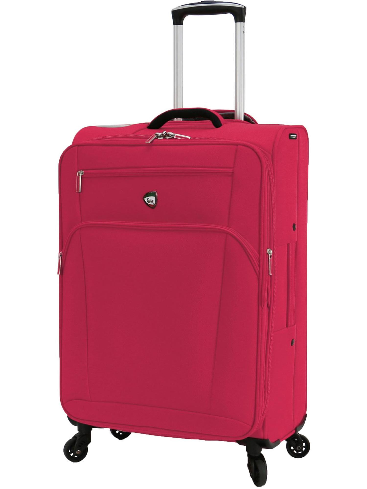 Mia Toro Italy Aria Softside 28 Inch Spinner Luggage-Green Apple