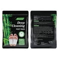 thumbnail image 5 of Deep Cleansing Foot Pads, 80Pcs Natural Herbal Foot Patches with Mugwort Bamboo Charcoal, Bamboo Foot Pads Cleanse, Moisturize & Energize for Men & Women, 5 of 9