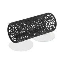 Unique Bargains Betta Fish Tube Tunnel Betta Cave Tube Tunnel with Holes Betta Fish Tube House Black