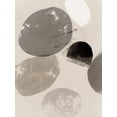 thumbnail image 2 of PI Studio 25x32 White Modern Wood Framed Museum Art Print Titled - Floating Rocks II, 2 of 4