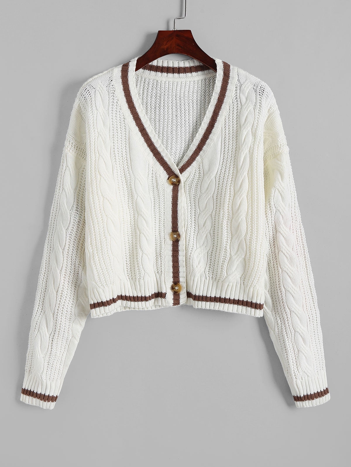 ZAFUL for Women V Neck Cricket Cable 