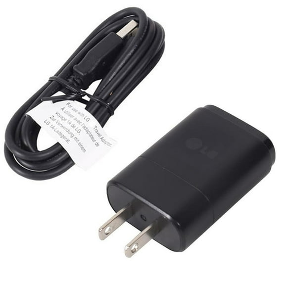 OEM Home Charger for Moto E (2020) - USB Cable Power Adapter Cord Wall AC Plug Travel V1Q Compatible With Motorola Moto E (2020)