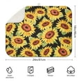 thumbnail image 2 of 2 Pcs Sunflowers Dish Drying Mat - 18 X 24 Inch Floral Absorbent Microfiber Kitchen Counter Mat – Quick-Dry Dish Rack Alternative, Dish Drying Pad for Dishes, Cups, Utensils, Pots & Pans, 2 of 3