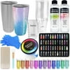 Epoxy Tumblers Kit with Glitter for Tumblers, Includes Clear Cast Epoxy for Tumblers, Silicone Epoxy Resin Brush, Glitter for Tumblers and Other Epoxy Tumbler Supplies