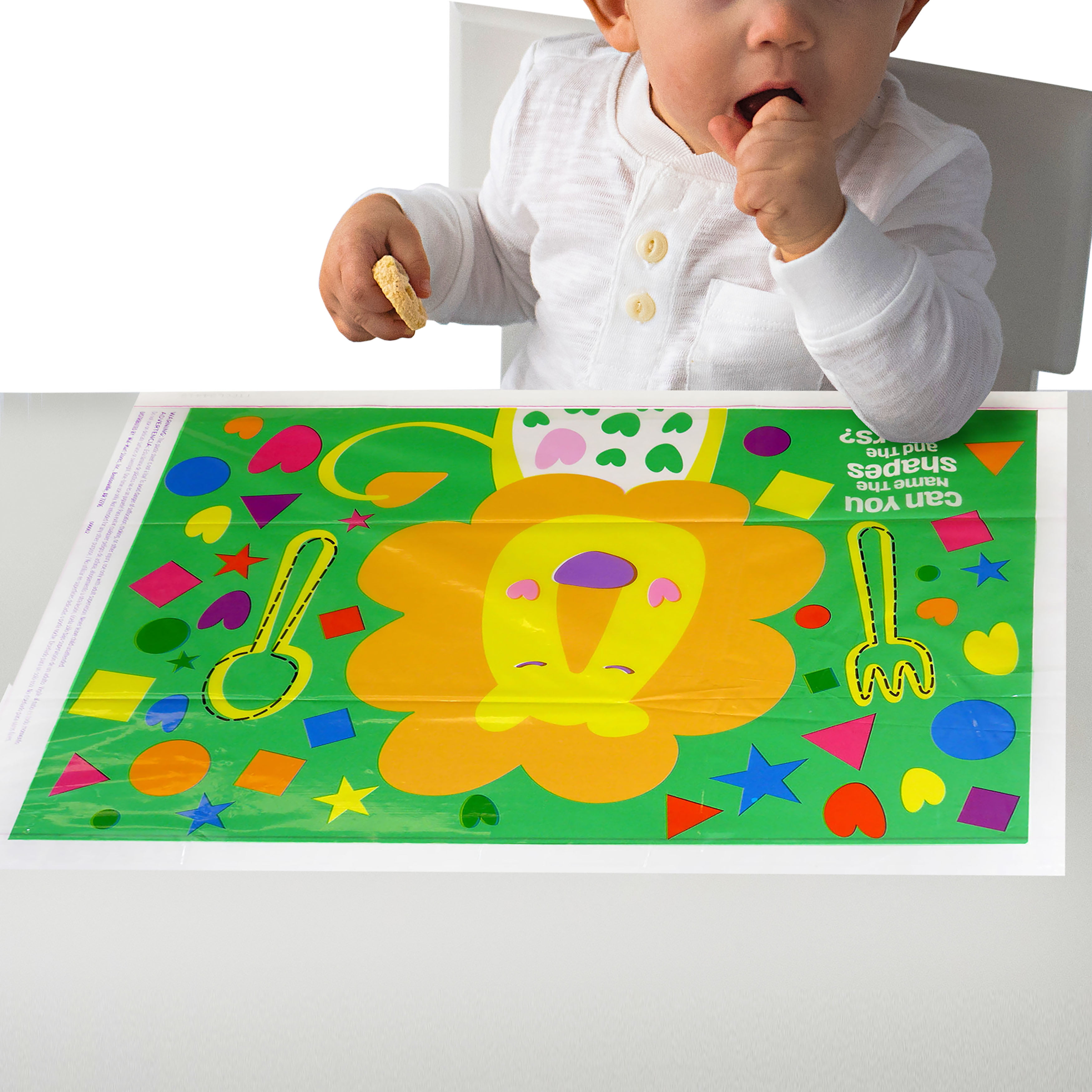 Disposable Placemats 60 Pack Children's ABC Topper for Table 20 Pack 